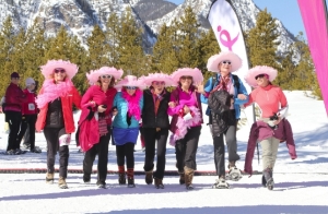 Snowshoe for the Cure event