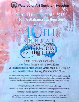 40th Annual International Water-Media Exhibition