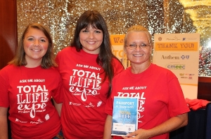 Volunteers at the Total Life Expo