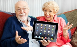 Tablet Training with Senior Citizens