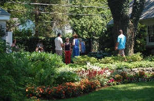 Visitors to House & Garden Tour
