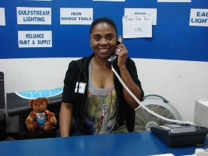 One of our phone Volunteers