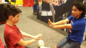Teaching hands only CPR