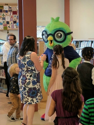 Bleeker at a children's event this past year