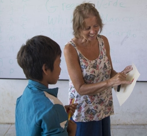 Teaching English to Village Children