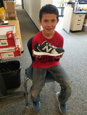 Boy with Shoe