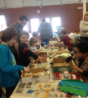 Monthly fun at Family Open Studio