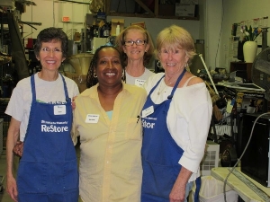 Volunteers at Sanford ReStore