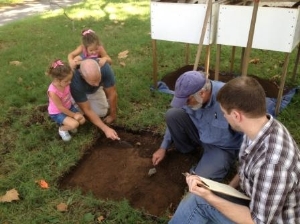 Excavation by Archaeology Volunteers