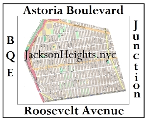 Map of Jackson Heights