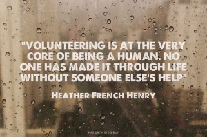 Volunteering!