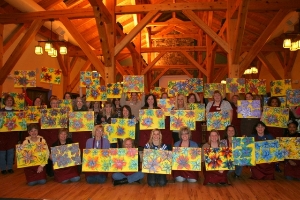 Women's Auxiliary Painting With A Twist Fundraiser