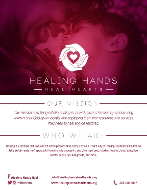 Healing Hands Heal Hearts One Sheet