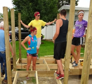 Building a wheelchair ramp = building freedom