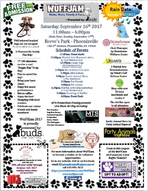 WuFFJam 2017 Event Day Flyer