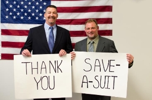 Suited Veterans at an event last year.