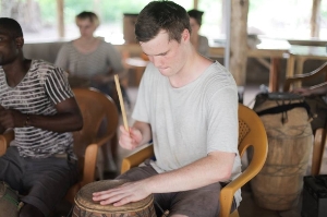 Drumming lesson