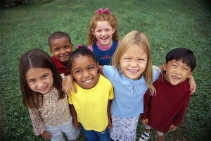 Group of Smiling Children