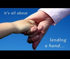 It's all about lending a hand