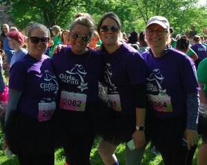 Girls on the Run Coaches at Our 5k