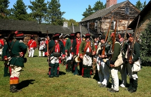 Revolutionary War Weekend at The fort at No. 4