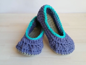 Crochet booties