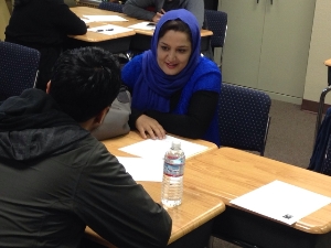 Mock interview practice with IRC clients