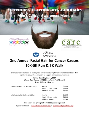Facial Hair for Cancer Causes 10K/5K Run/Walk