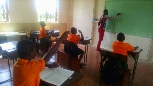 Students Learning at CPI School, Ghana, Africa
