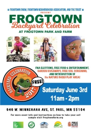 Backyard Celebration Flyer