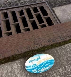 A Marked Storm Drain