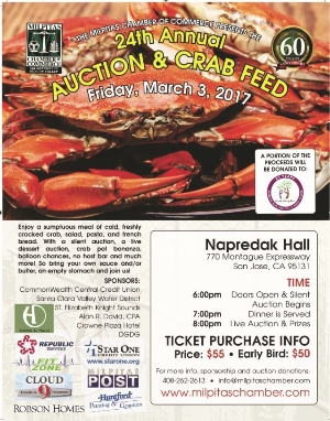 Help out at the Milpitas Crab Feed!