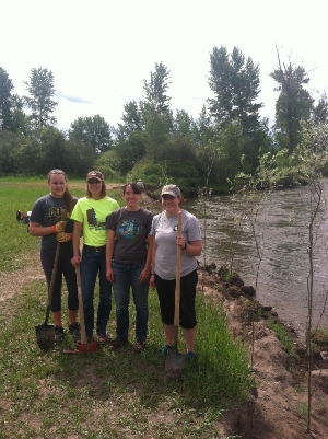 Riverbank Restoration Volunteers