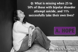 What's missing when 11% commit suicide?