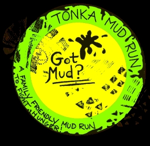 Tonka Mud Run Logo with tagline